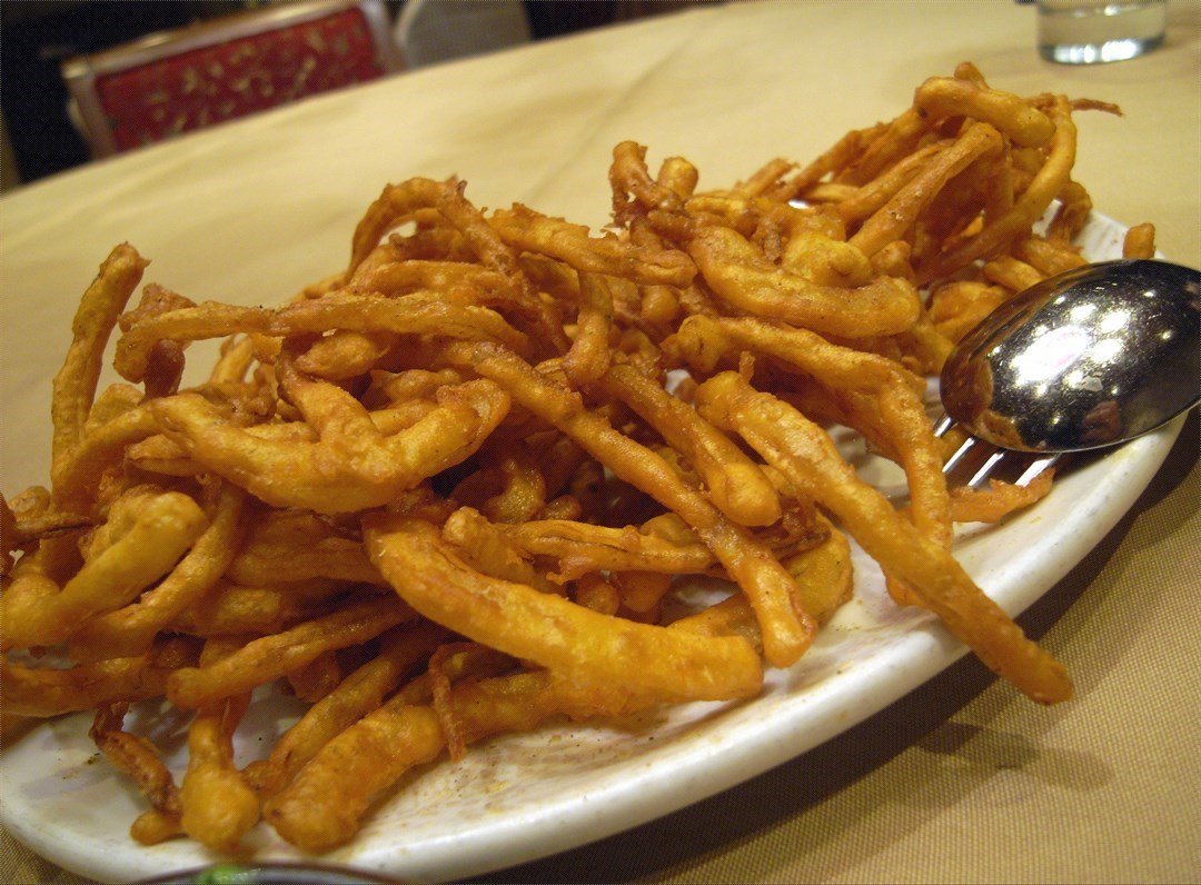 炸洋葱条(onion bhajji)