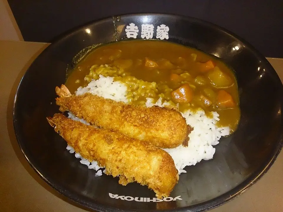 炸虾咖喱饭 香港荃湾的吉野家 openrice 香港开饭喇