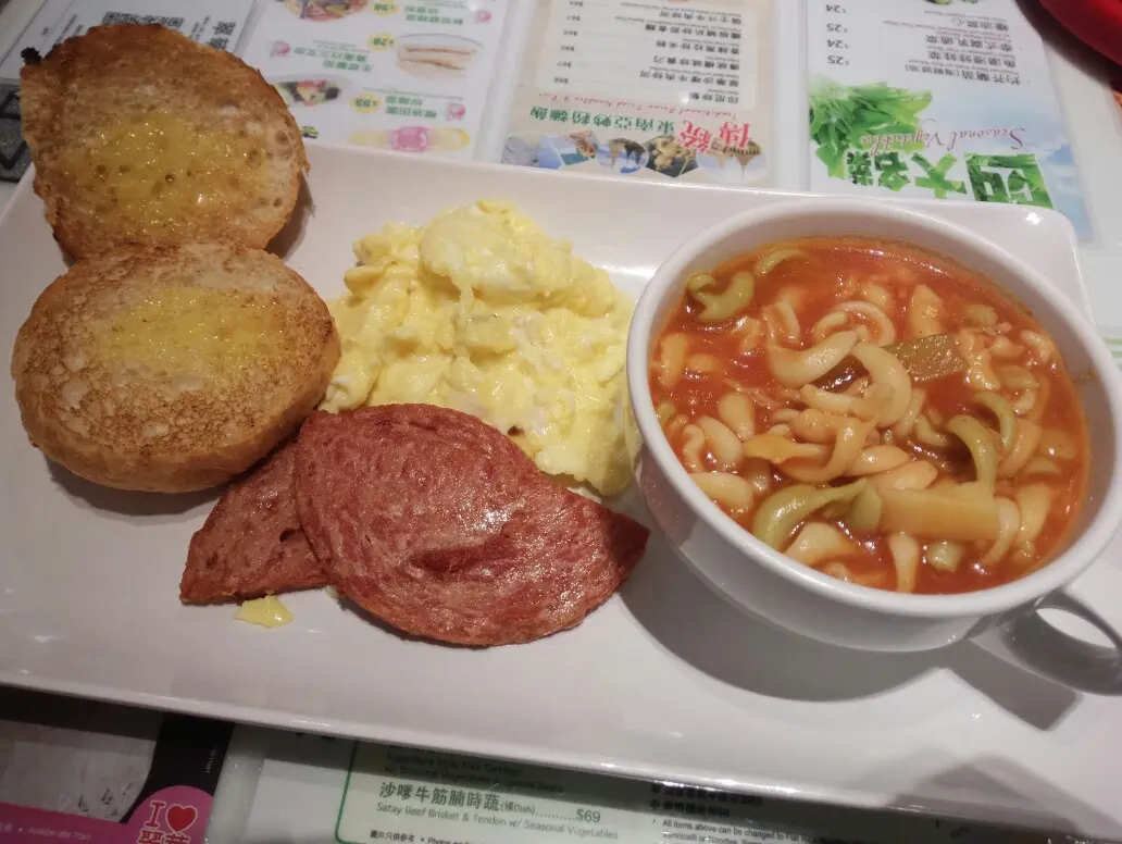 特色早餐 $ 34