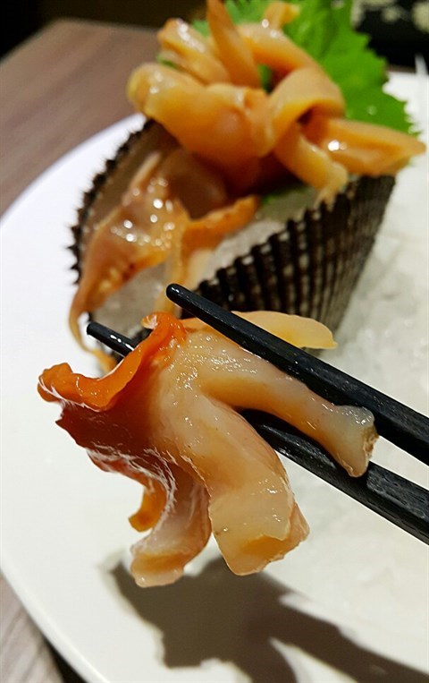 活赤貝刺身 - 佐敦的七福神和食亭