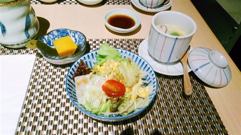 前菜、沙律、燉蛋 - 灣仔的水木日本料理