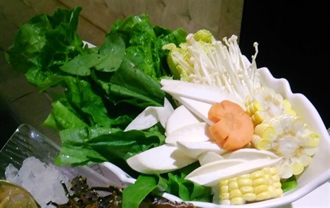 蔬菜籃 - 佐敦的龍蝦大王火焰醉鵝火鍋