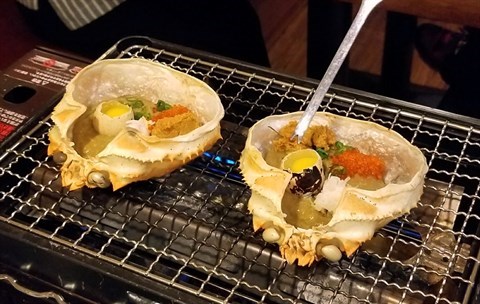 黃金蟹膏甲羅燒 - 荃灣的福丸水產.浜燒.日本料理
