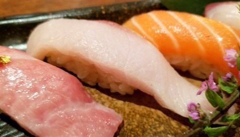 油甘魚壽司 - 淺水灣的笑酤和味炭燒