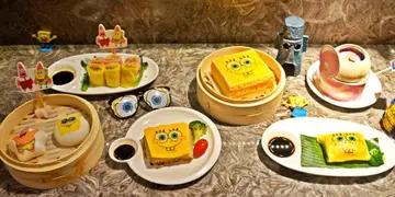 海绵宝宝素食点心 登陆中环尖沙咀(有片)