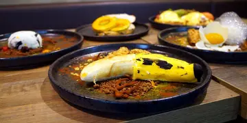 荃湾创意分子甜品Cafe  香蕉甜品连皮食!(有片)