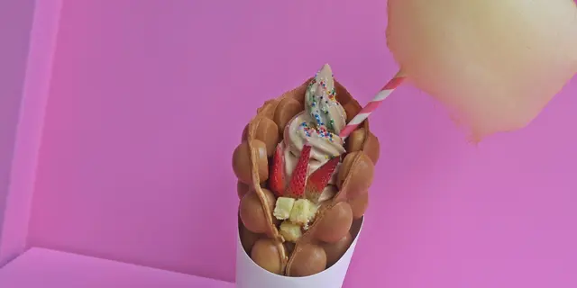 台北閃閃打卡雞蛋仔回流元朗  黑糖珍珠雪糕味好吸引（有片）