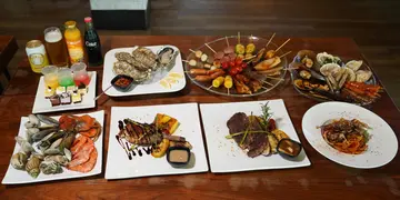 观塘$298活海鲜+串烧放题优惠 烧蚝、冻蟹任你食