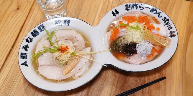 大阪人氣雙子8字碗冷熱鹽味拉麵抵港 拉麵大師中環拉麵店新口味(有片)