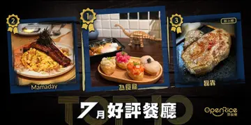 7月份好评餐厅十强