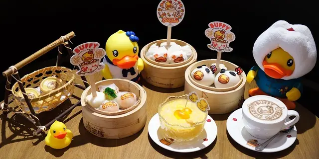 超Duck意點心登陸旺角！香港首間B.Duck & Buffy茶樓（有片）