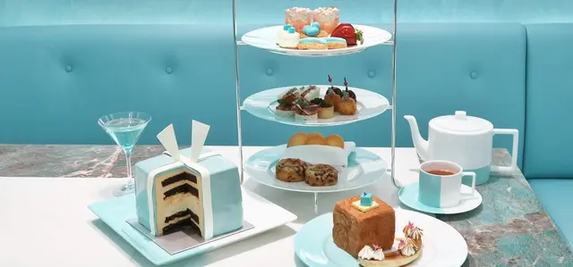 亞洲首間 Tiffany Blue Box Café      打卡必到！三層架下午茶 + 棉花糖雞尾酒 (有片)