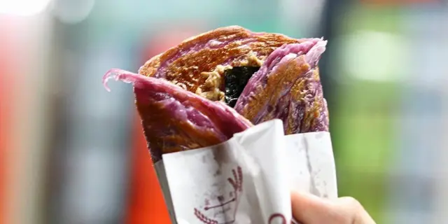 香港4大台式手抓餅合集！蔥花玉子燒口味、紫薯皮手抓餅