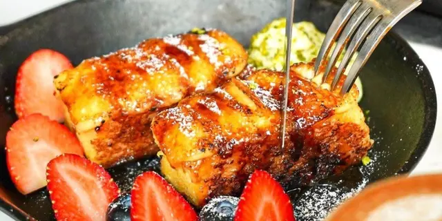 香港4大French Toast推介 西貢人氣cafe、海鹽焦糖蘋果口味