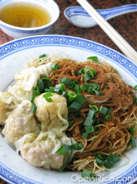 雲吞竹升蝦子撈麵