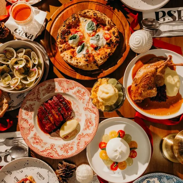 粉紅調意式小餐館