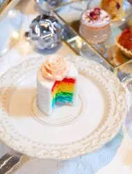 冬日繽紛椰香彩虹蛋糕