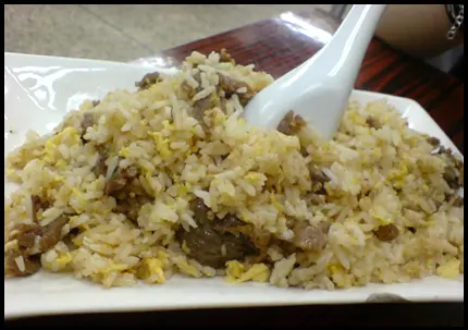 蝦醬牛肉炒飯