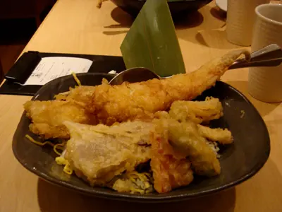 煮星鰻．星鰻天婦羅飯