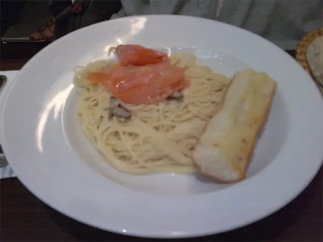 朋友話ok既煙三文魚天使麵