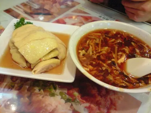 花雕醉雞&酸辣湯