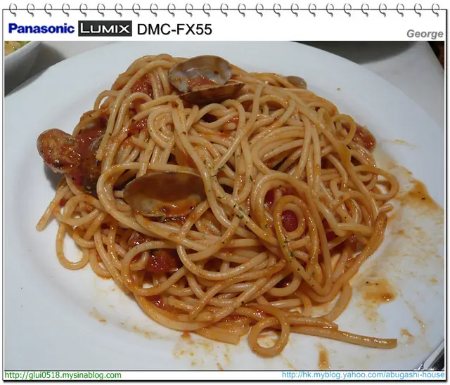 圖3. 茄汁蜆肉意粉... 好似食緊沙