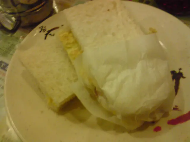 咸牛肉炒旦三文治