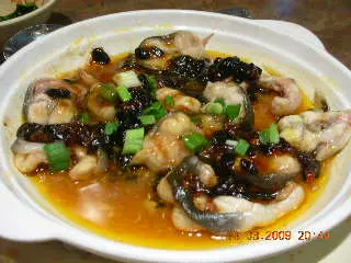 豉汁蒸大鱔 - 食了四分一,味道強差人意