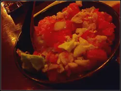 杂锦鱼生饭!超正!要食!!
