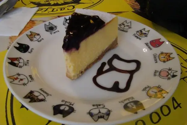 blueberry cheese cake味道吾錯!