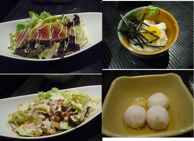 沙律都不錯,分量也好多.山芋不是人人接受都,好多日本野都不是人人接受,我都ok la