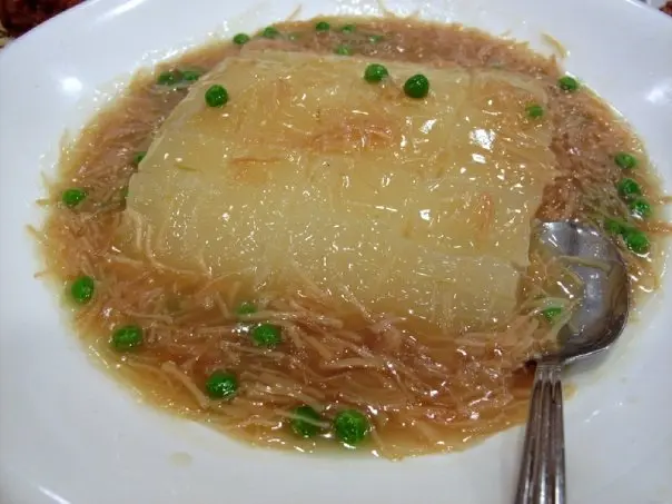 乾貝燴冬瓜方,滿滿的姚柱令冬瓜更為濃鮮甜美,夏天的燒暑妙品~