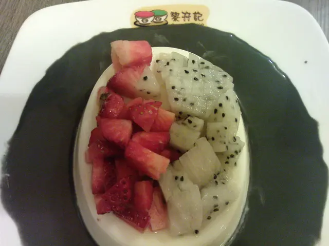 芝麻汁杏仁豆腐