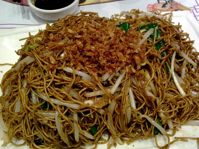 蟹油炒麵