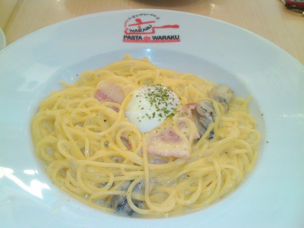 牡蠣煙肉奶油麵