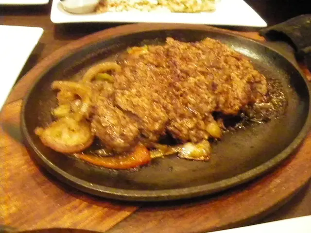 牛扒條鐵板燒
