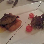 Pan-Fried Goose Liver with Apple & Sauce