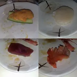海胆, 带子, 吞拿鱼, 蚌