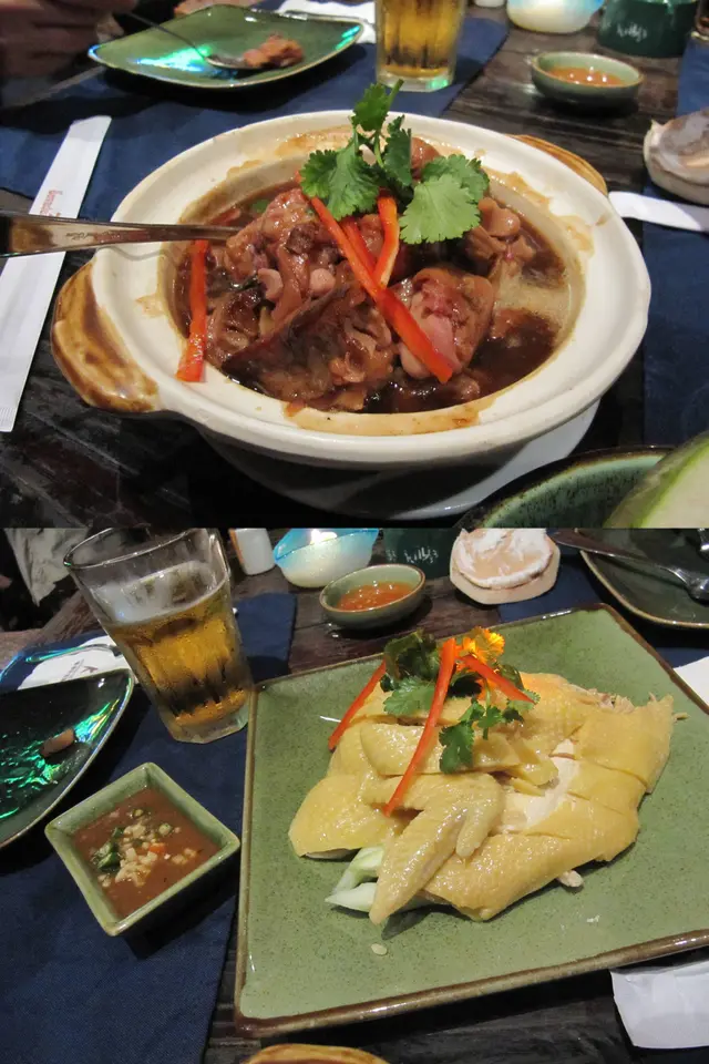 越式地道豬手煲 & 海南雞