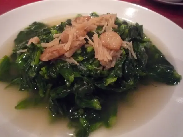 魚湯浸豆苗