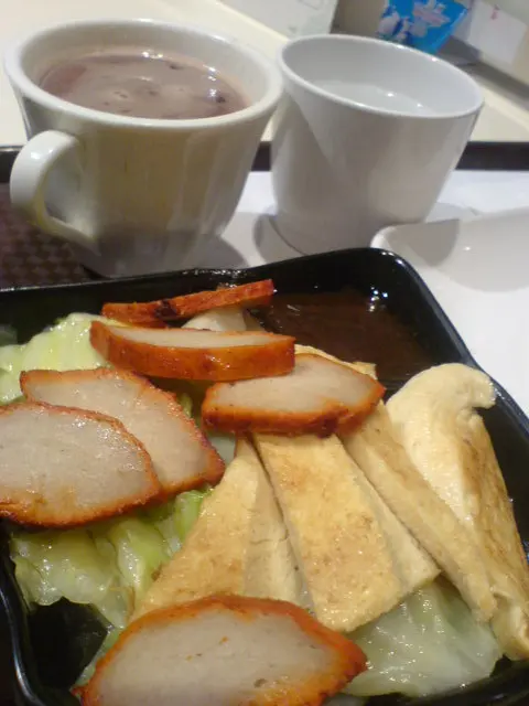 叉燒豆腐扒飯配叉燒醬