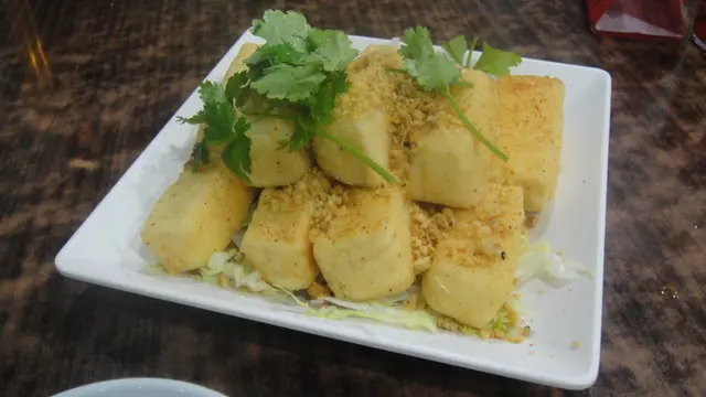 好正既炸金磚豆腐!!!