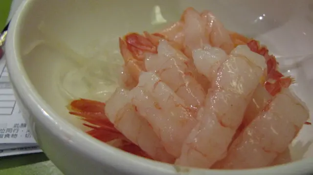 甜蝦好新鮮好甜 正啊！老闆話係鎮店之寶　必試！