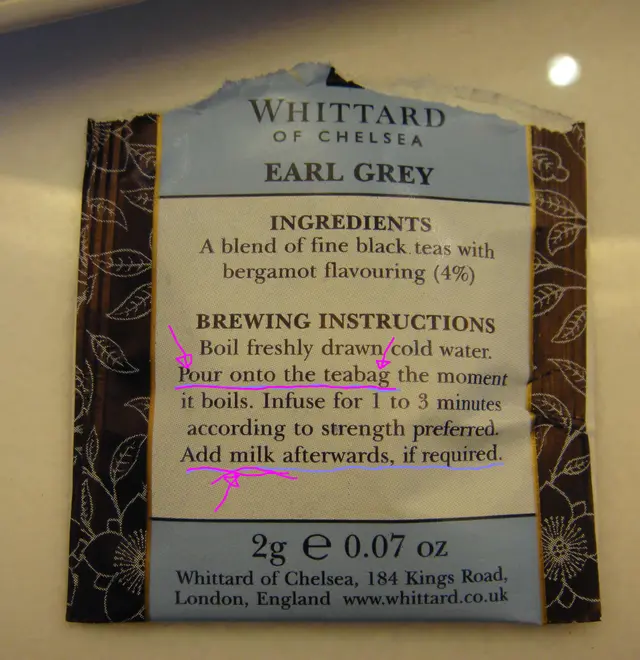 it does say pour water in da teabag