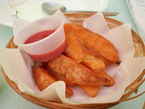 香辣焗薯角(半份)