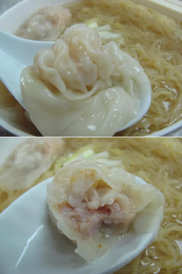 雲吞皮夠滑，蝦夠爽，豬肉夠香，加上蝦籽香真不錯