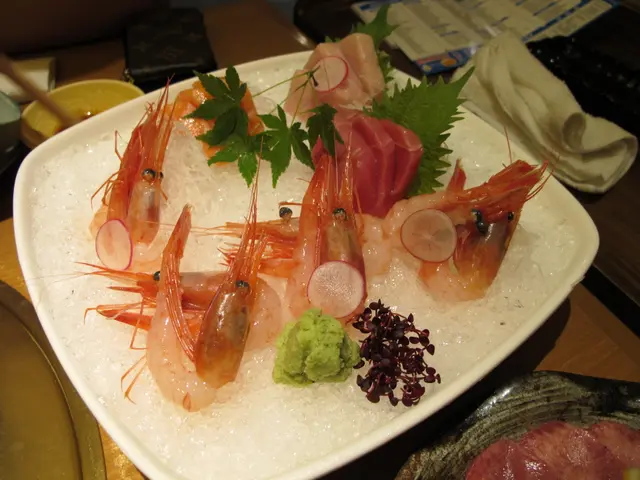 甜蝦及三色刺身