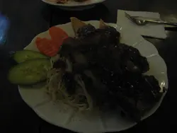 三款意粉, 同一配菜