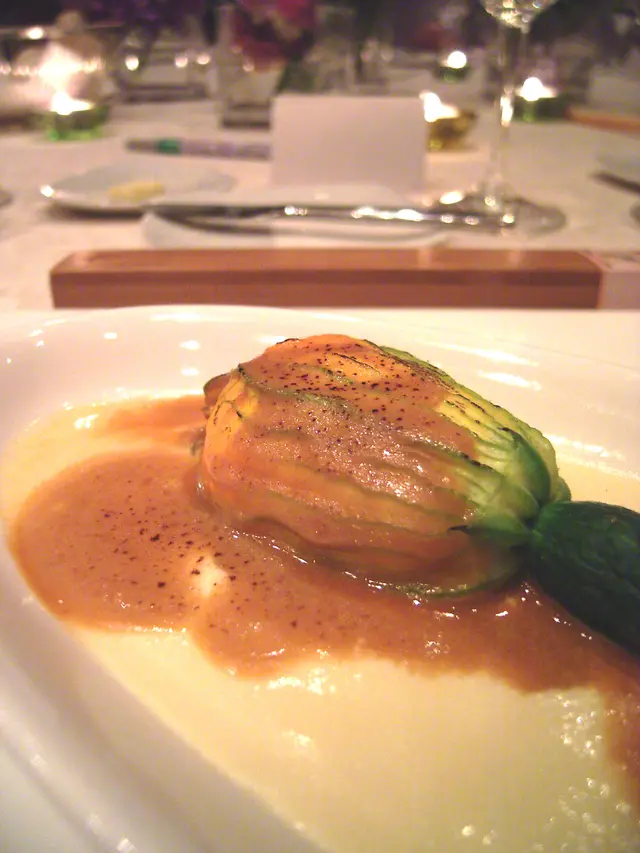 Lobster Bouquet of Zucchini Flower