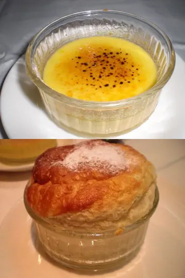Creme Brulee 朋友的，卖相不错，可是冻食 (not my cup of tea)